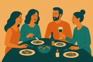 Wer offline isst, isst besser. 12meat Social Dining. Einfach essen. Einfach echt. Neue Leute kennenlernen beim Essen.