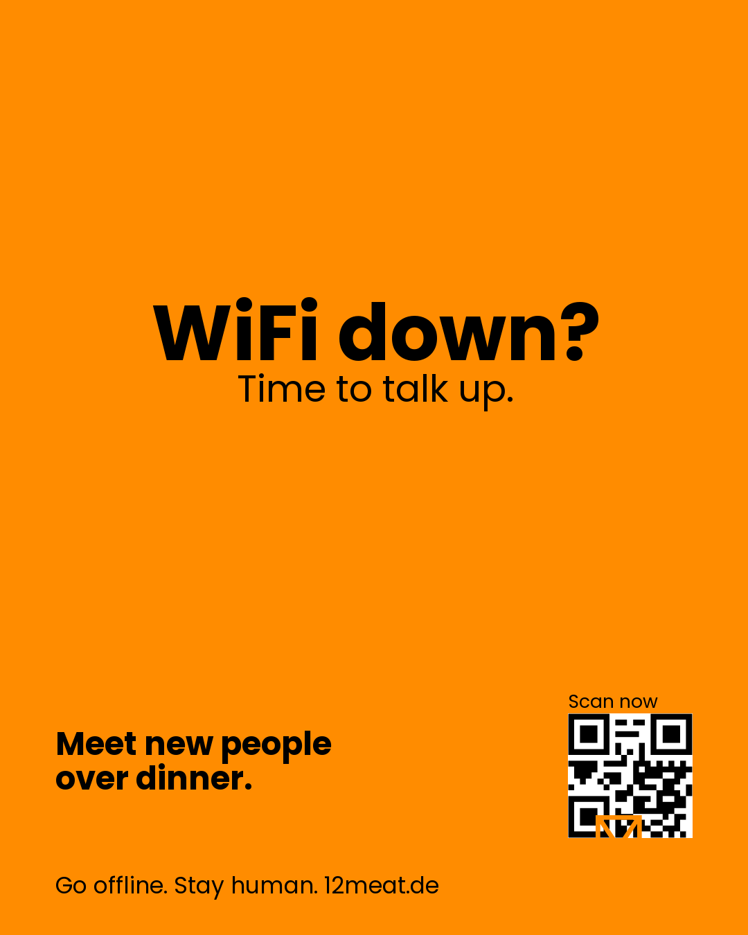 WiFi down? Time to talk up.