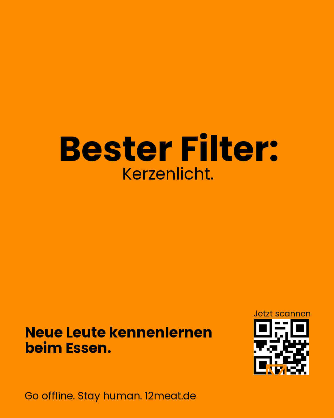 Bester Filter: Kerzenlicht.