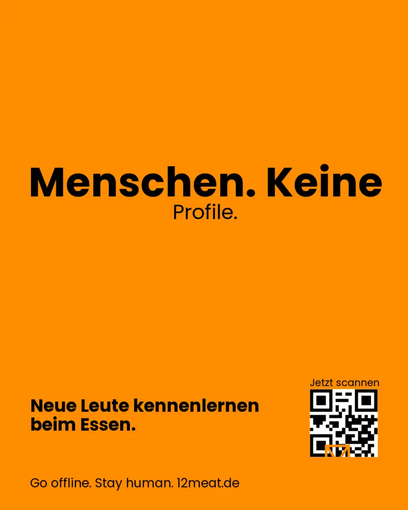 Menschen. Keine Profile.