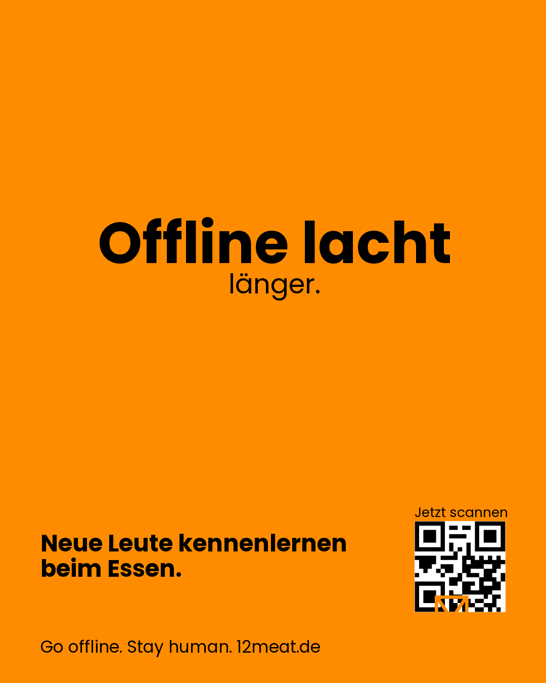 Offline lacht länger.