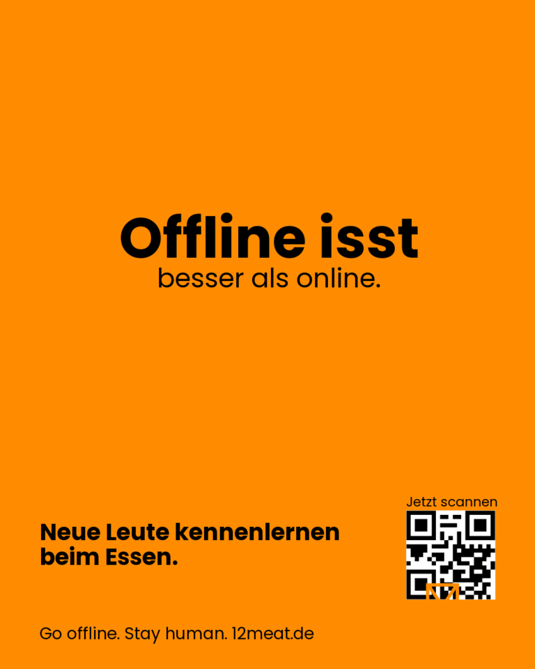 Offline isst besser als online.