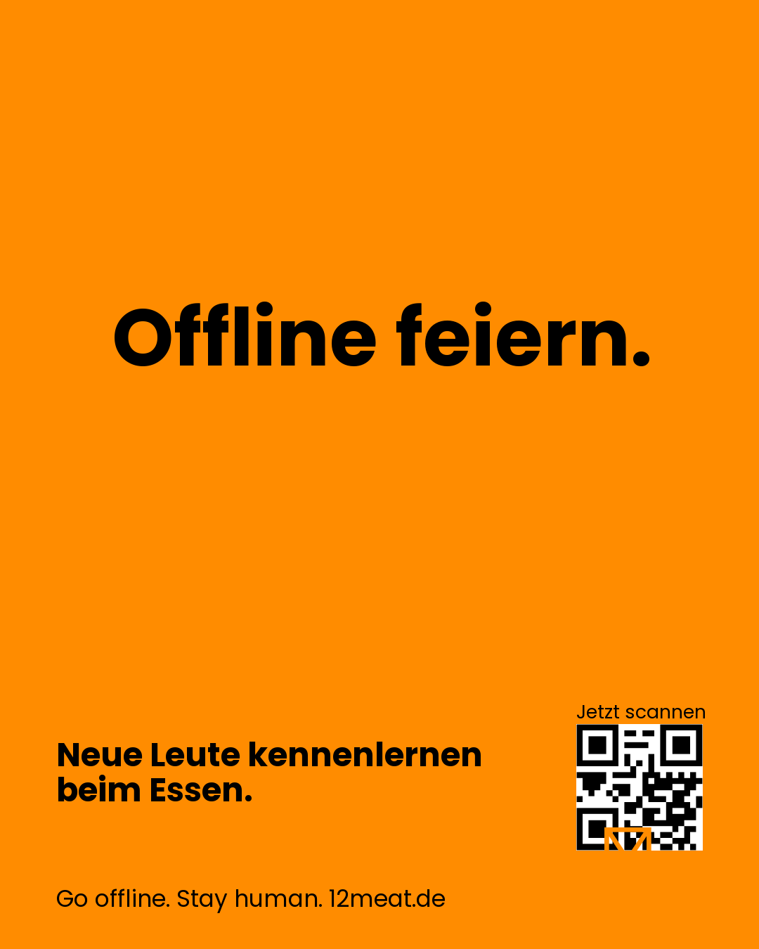 Offline feiern.