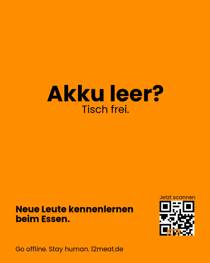 Akku leer? Tisch frei.