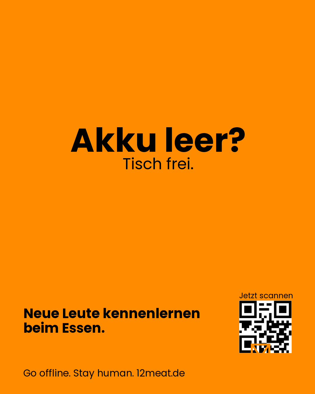 Akku leer? Tisch frei.