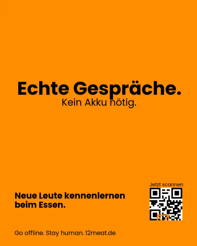 Echte Gespräche. Kein Akku nötig.