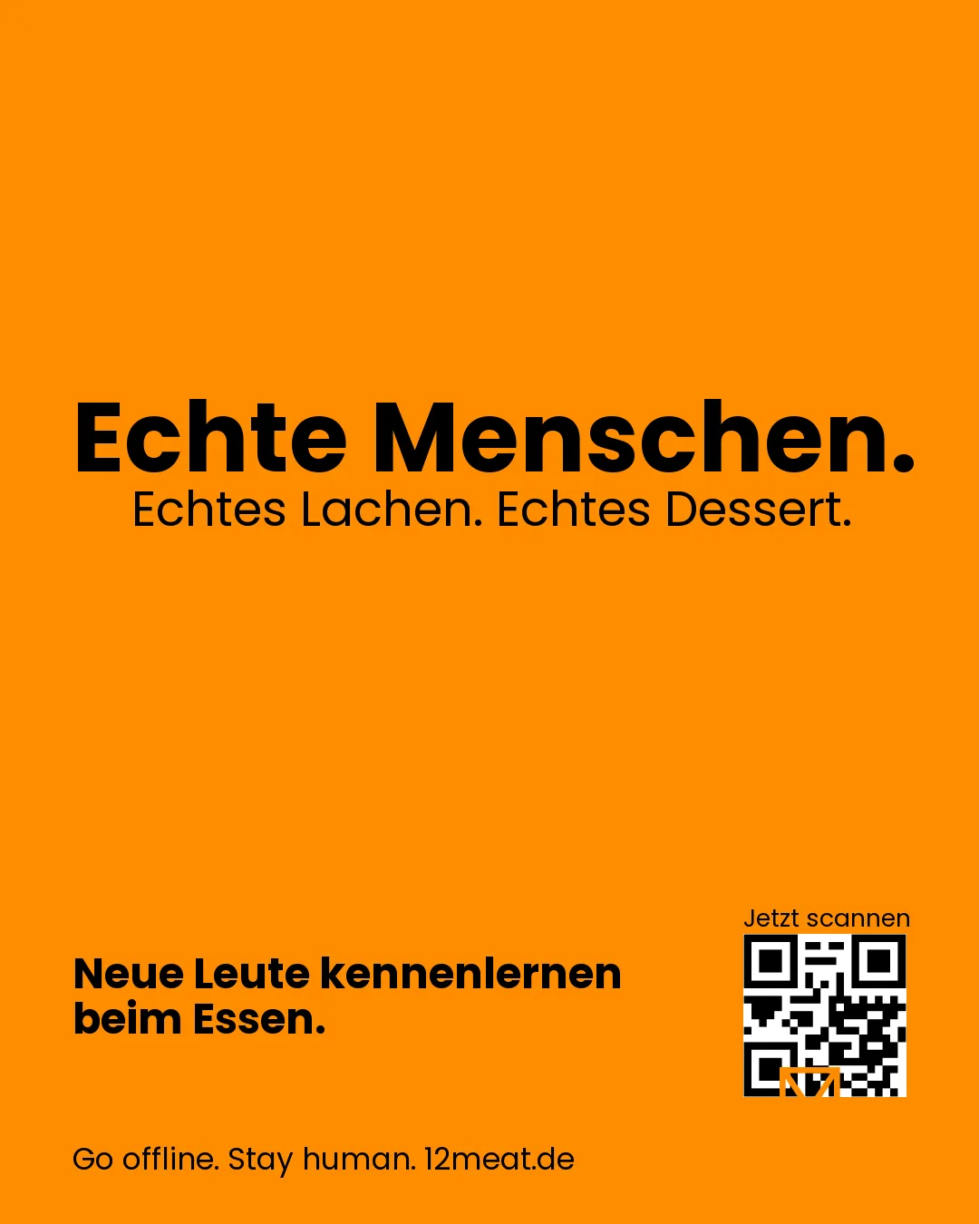 Echte Menschen. Echtes Lachen. Echtes Dessert.