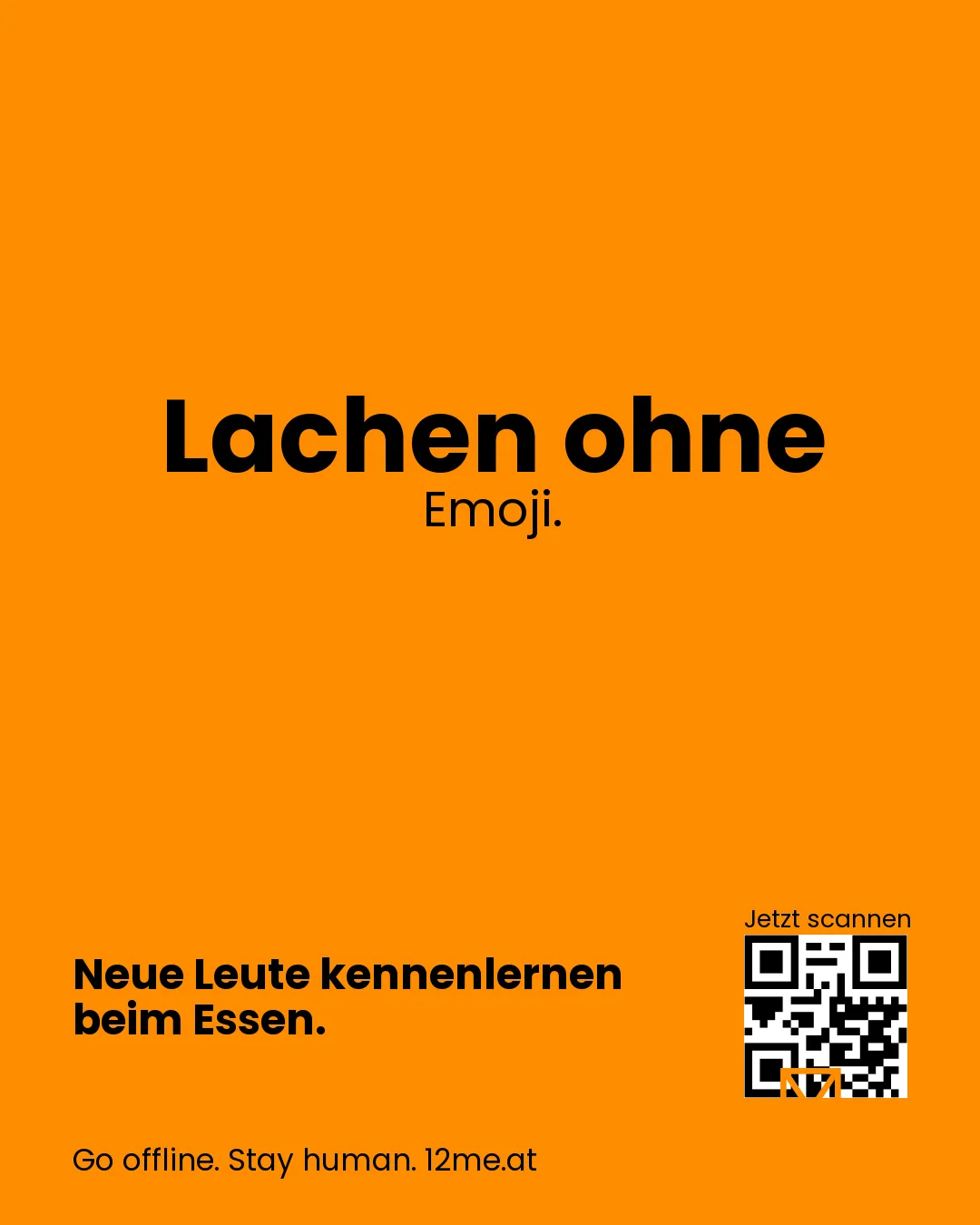 Lachen ohne Emoji.