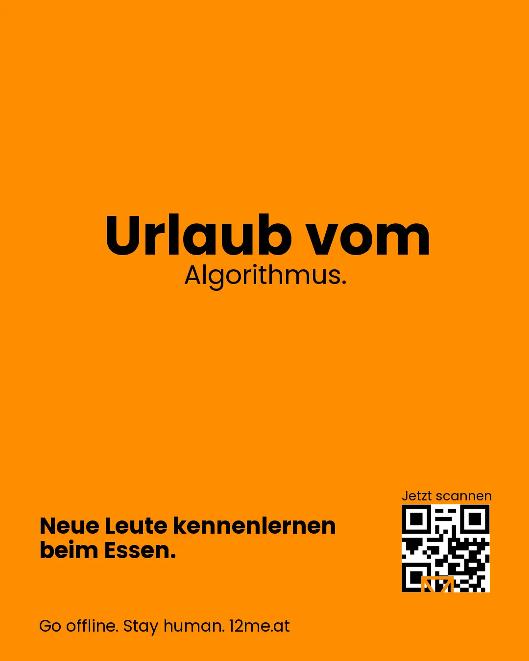 Urlaub vom Algorithmus.