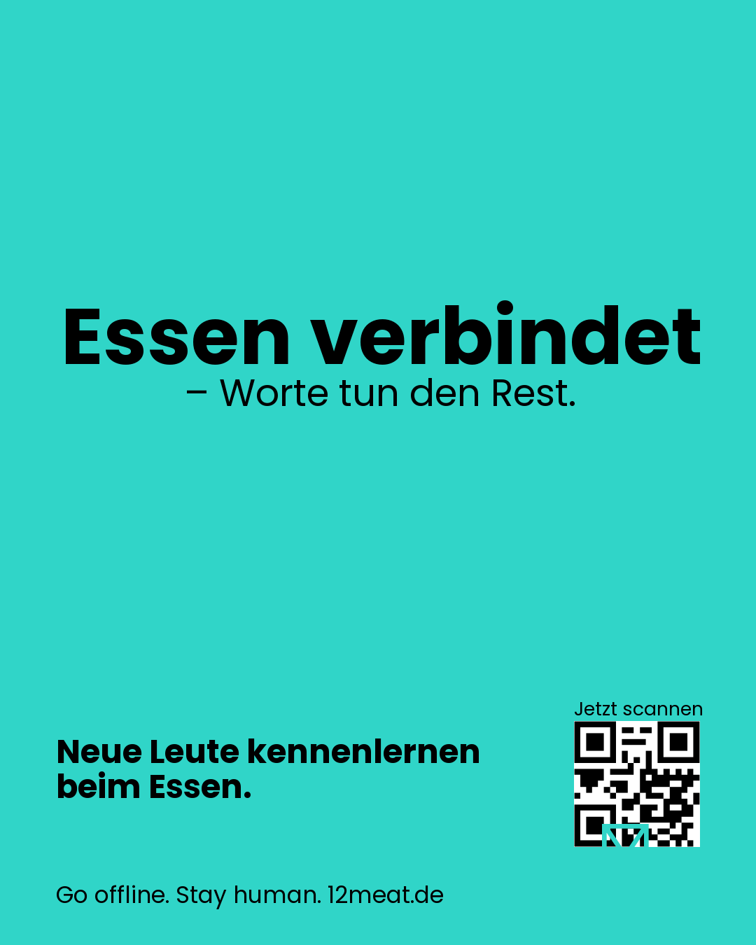 Essen verbindet – Worte tun den Rest.