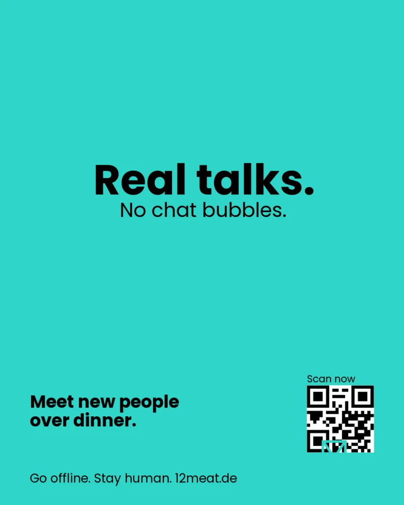 Real talks. No chat bubbles.