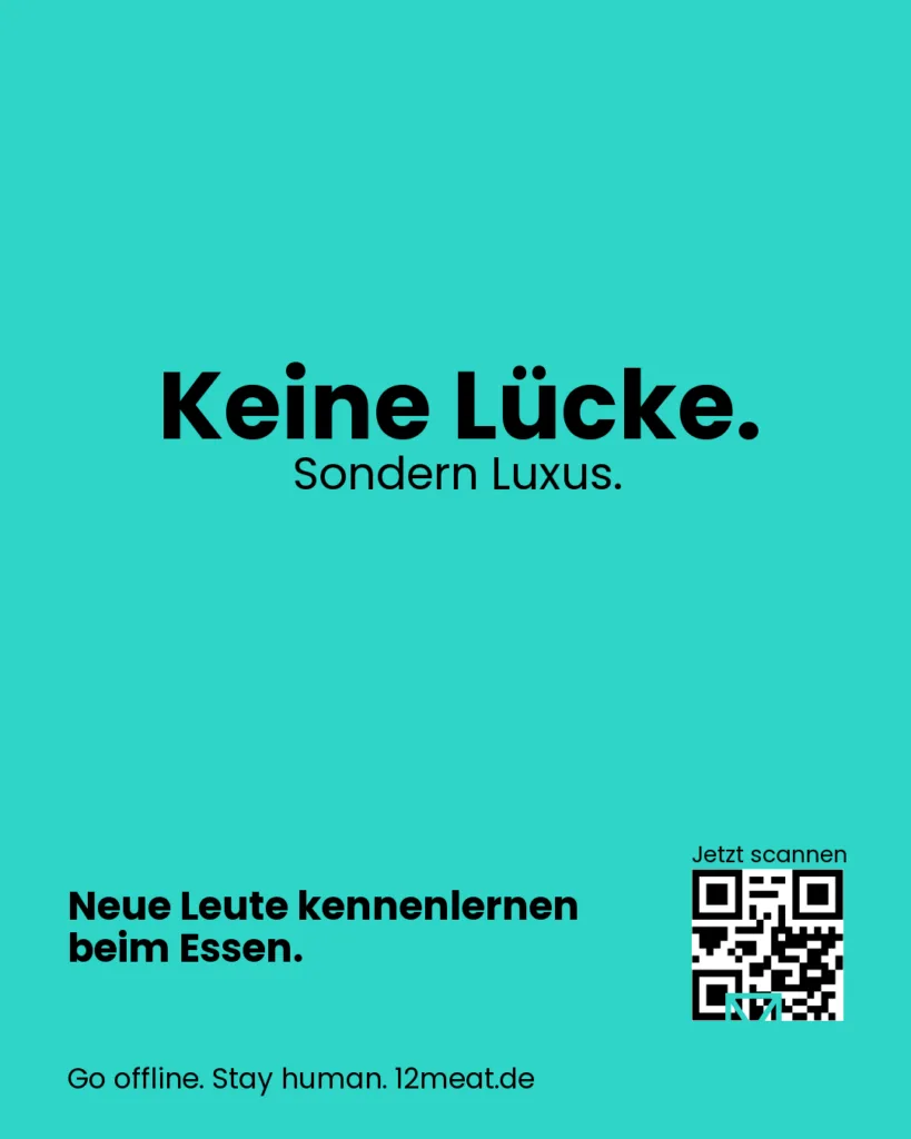 Keine Lücke. Sondern Luxus.