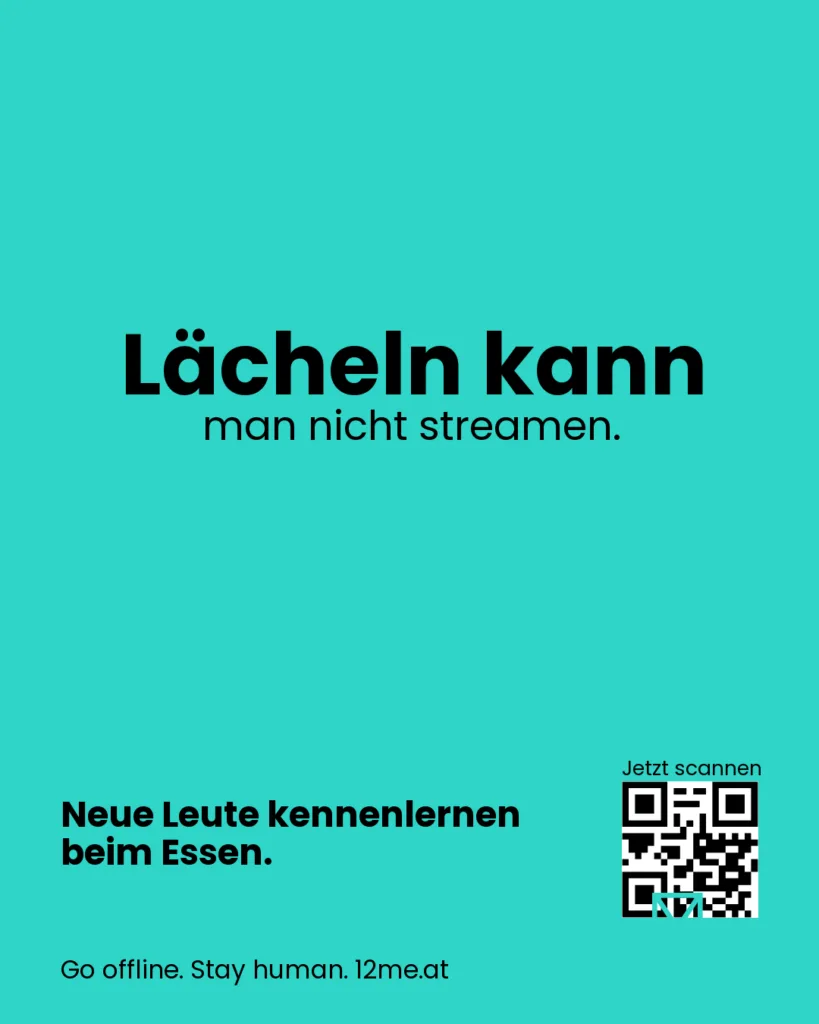 Lächeln kann man nicht streamen.